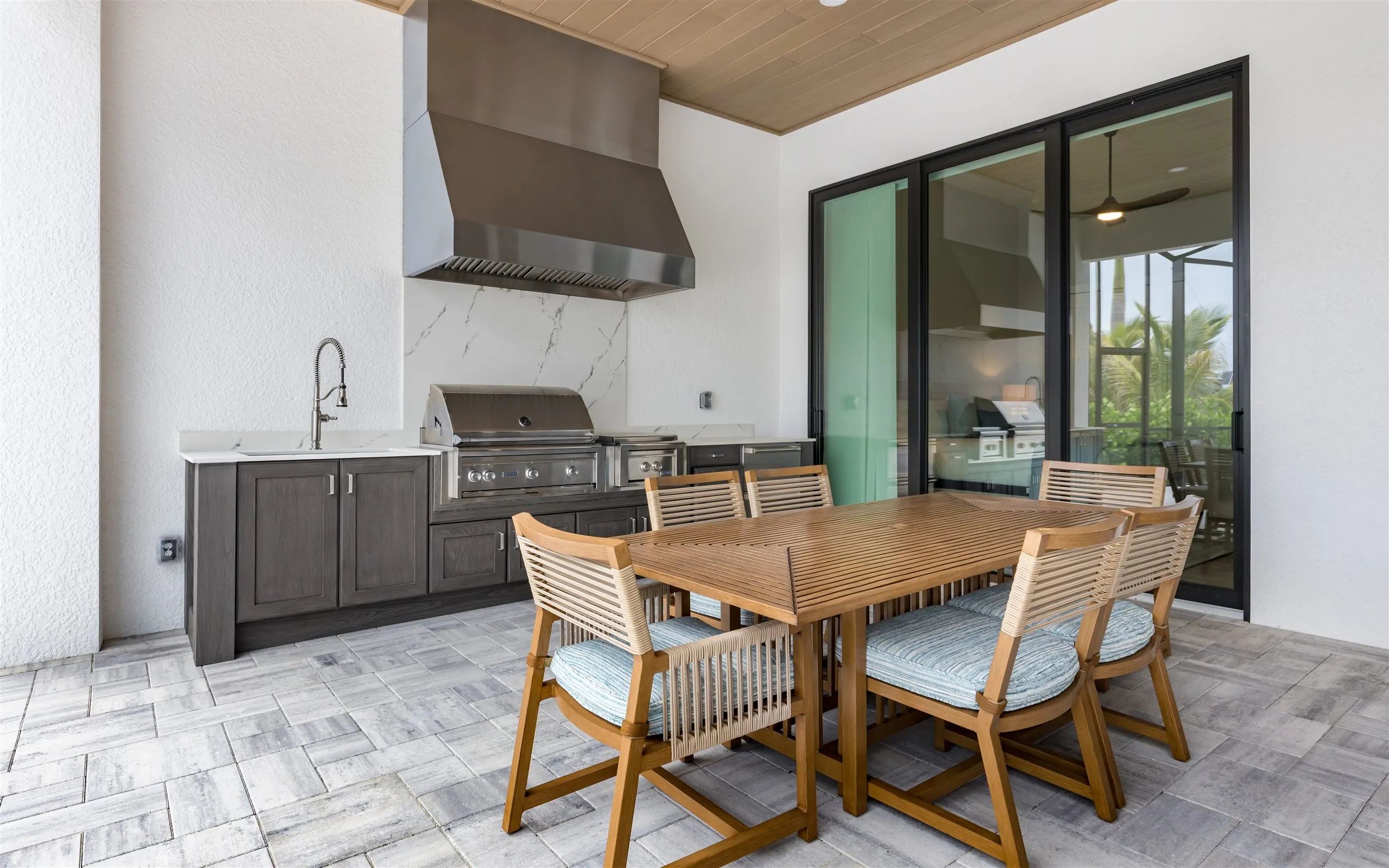 Outdoor living at Villa Sauvage