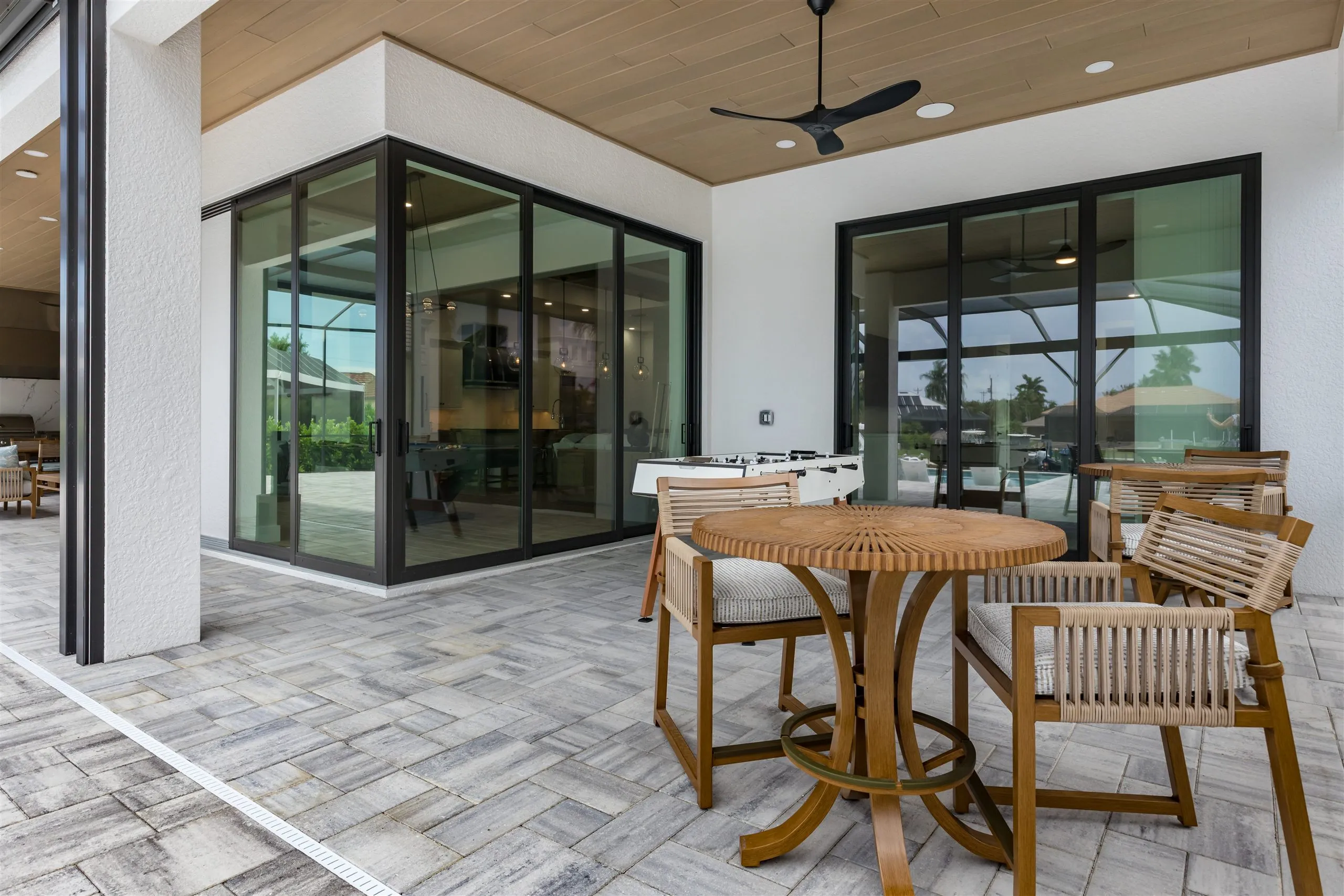 Outdoor living at Villa Sauvage